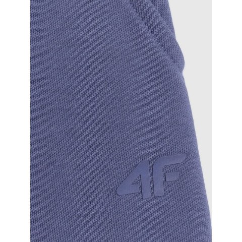 Spodnie dresowe z szerokimi nogawkami dziewczęce 4F 4FJRAW25TTROF1598-33S