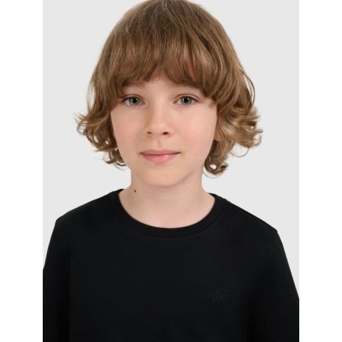 T-shirt regular gładki chłopięcy 4F 4FJRMM00TTSHM3254-20S