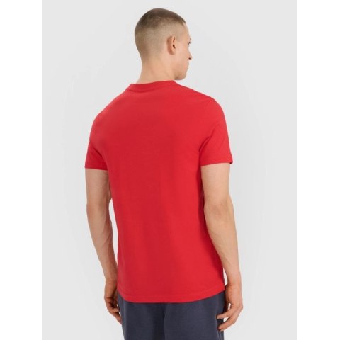 T-shirt regular z nadrukiem męski 4F 4FRSS25TTSHM2982-62S