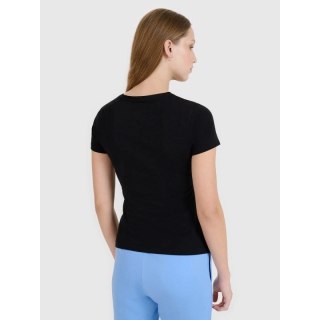 T-shirt slim z nadrukiem damski 4F 4FWMM00TTSHF2674-20S