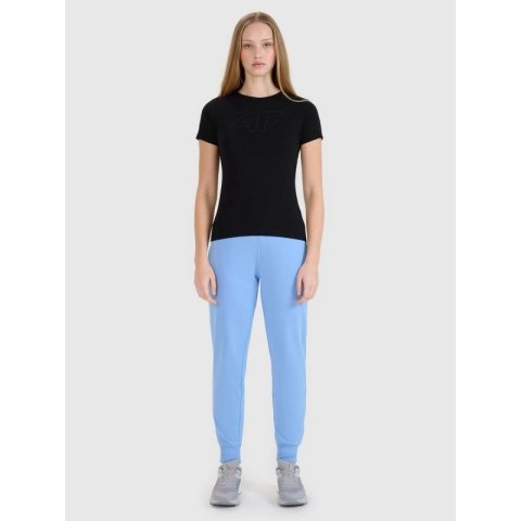T-shirt slim z nadrukiem damski 4F 4FWMM00TTSHF2674-20S