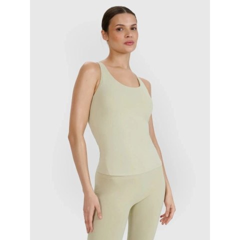 Top do jogi i pilatesu slim szybkoschnący damski 4F 4FWSS25TFSLF428-42S