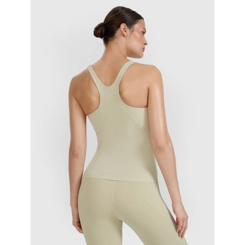 Top do jogi i pilatesu slim szybkoschnący damski 4F 4FWSS25TFSLF428-42S