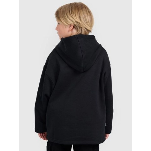 Bluza dresowa nierozpinana z kapturem chłopięca 4F 4FJRAW25TSWSM2345-20S