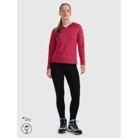Bluza trekkingowa regular szybkoschnąca damska 4F 4FWAW25TFSWF591-53S