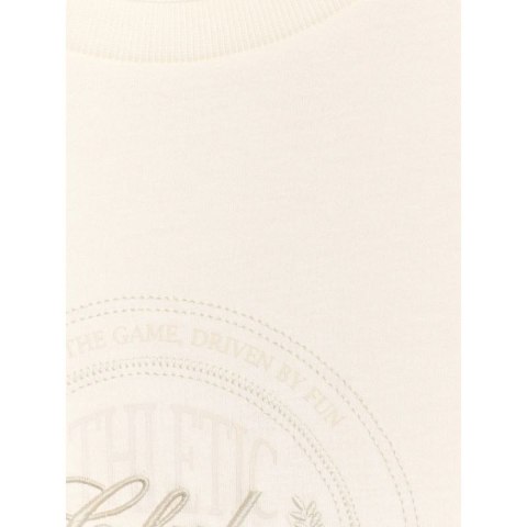 T-shirt oversize z nadrukiem damski 4F 4FRSS25TTSHF2791-11S