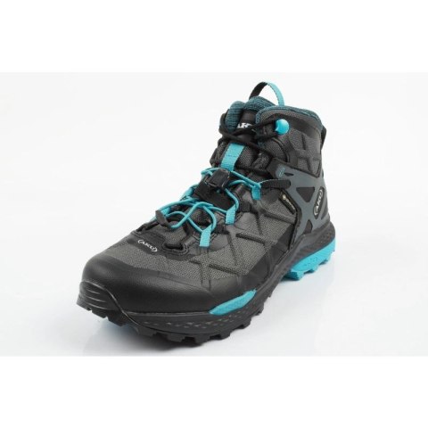 Buty turystyczne damskie AKU Rocket Mid DFS GTX - black/turquoise