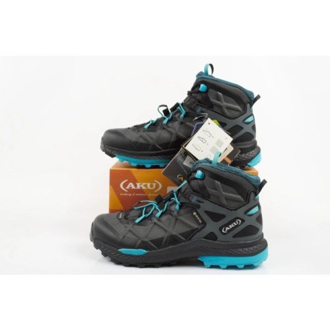 Buty turystyczne damskie AKU Rocket Mid DFS GTX - black/turquoise