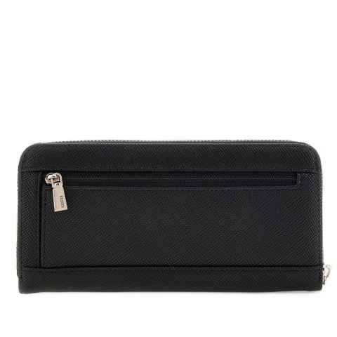 GUESS PORTFEL DAMSKI CZARNY Z TRÓJKĄTNYM LOGO LAUREL II