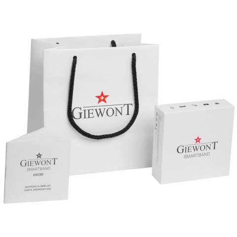 Smartwatch GIEWONT Czarno Zielony 2 Paski GW200-5