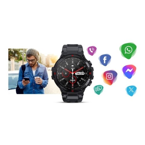 Smartwatch GIEWONT Czarny GW430-1