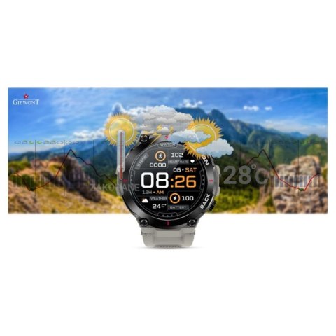 Smartwatch GIEWONT Pionier GPS GW460-3 - Light Stone