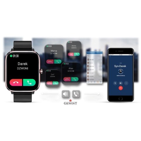 Smartwatch Giewont Różowo-Czarny GW230-3