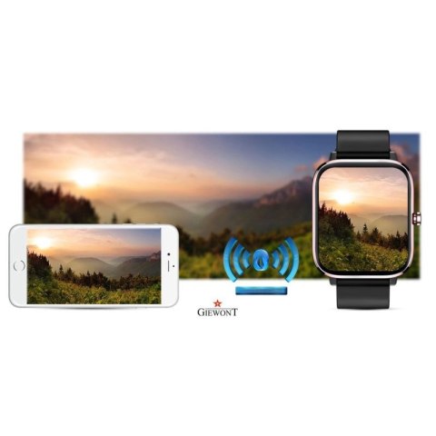 Smartwatch Giewont Różowo-Czarny GW230-3