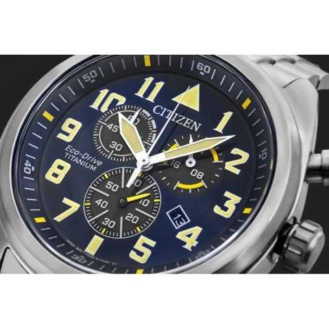 Zegarek Męski CITIZEN Super Titanium Eco-Drive AT2480-81L + BOX