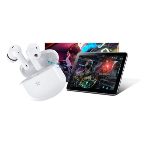 Słuchawki bezprzewodowe GIEWONT RealSound PRO ANC ENC GWS800-2 Białe