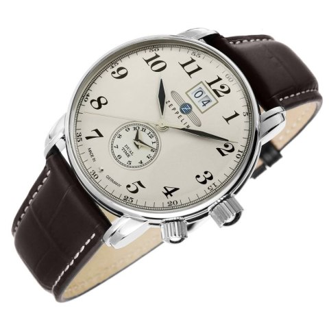 Zegarek Męski ZEPPELIN LZ127 Graf Zeppelin Dual Time 7644-5 + BOX