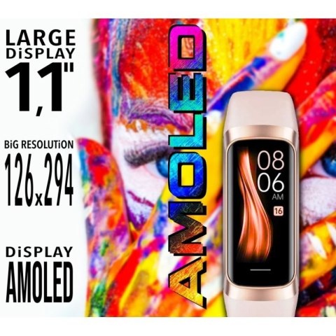 Smartband Damski RUBICON RNCF05 Silver/Grey SMARUB213