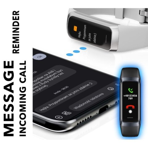 Smartband Damski RUBICON RNCF05 Silver/Grey SMARUB213