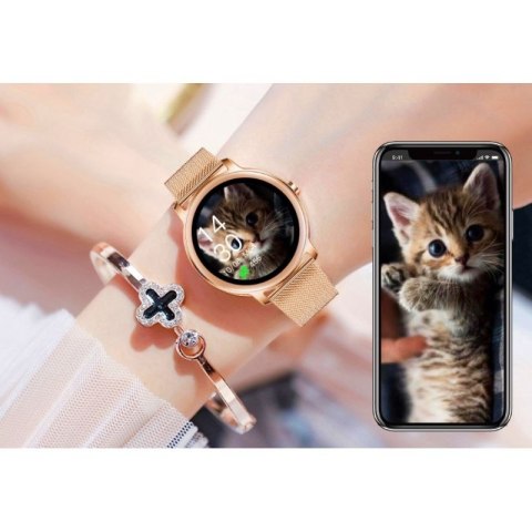 Smartwatch Damski RUBICON RNBE66 Black SMARUB124