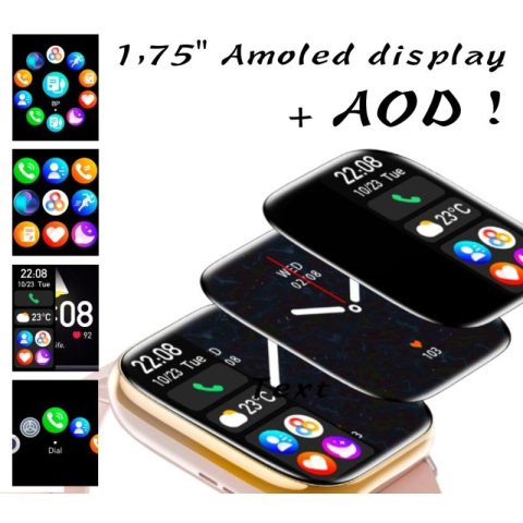 Smartwatch Damski Rubicon RNCF31 BLACK