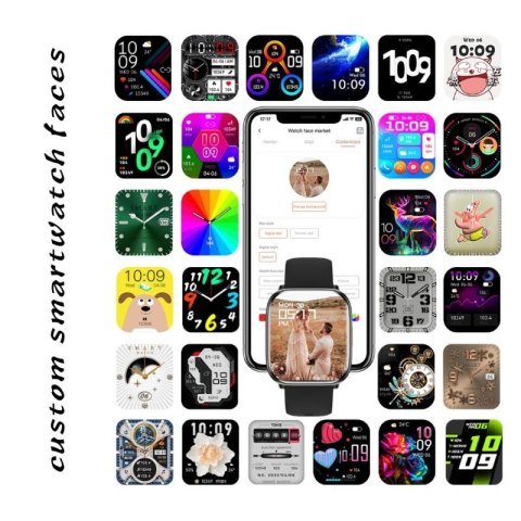 Smartwatch Damski Rubicon RNCF31 BLACK