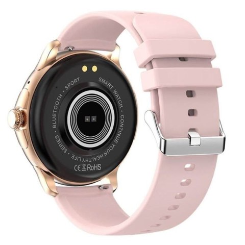 Smartwatch Damski Rubicon RNCF35 ROSE GOLD Bransoleta + Pasek Pink