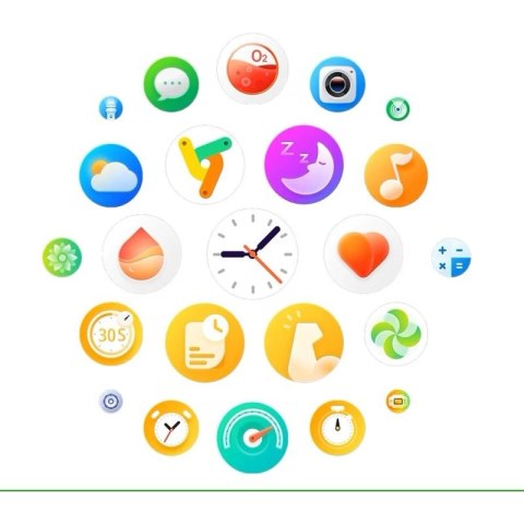 Smartwatch Damski Rubicon RNCF35 SILVER Bransoleta + Pasek