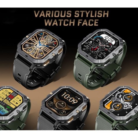 Smartwatch Męski Rubicon RNCF23-1 BLACK