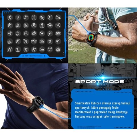 Smartwatch Męski Rubicon RNCF24-1 BLACK