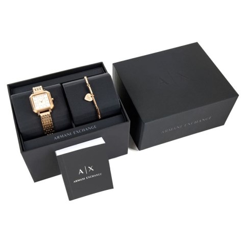 Zegarek Damski + Bransoletka ARMANI EXCHANGE AX7164SET + BOX