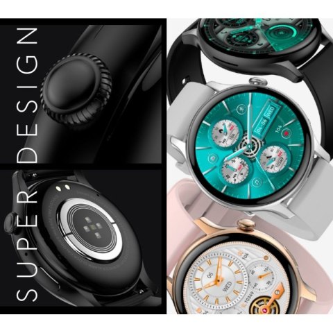 Smartwatch Damski RUBICON RNCF10 Silver/Grey SMARUB238