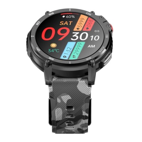 Smartwatch Męski RUBICON RNCF08 Black/Moro SMARUB232