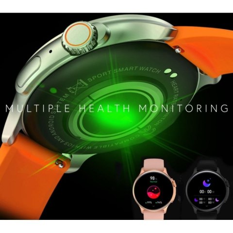 Smartwatch Męski RUBICON RNCF12 Tytan/Orange SMARUB245
