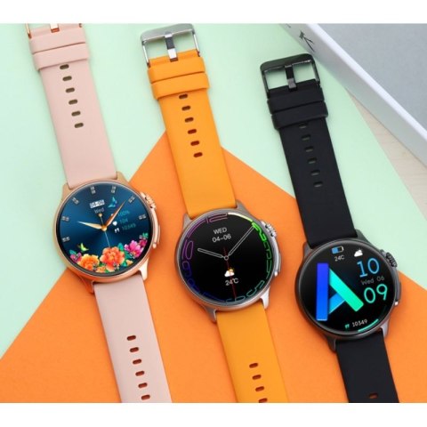 Smartwatch Męski RUBICON RNCF12 Tytan/Orange SMARUB245