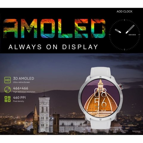 Smartwatch RUBICON RNCF14 Silver/White SMARUB252