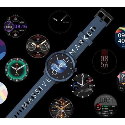 Smartwatch RUBICON RNCF14 Silver/White SMARUB252