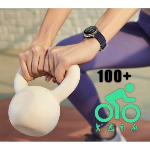 Smartwatch RUBICON RNCF15 Tytan/Orange SMARUB258