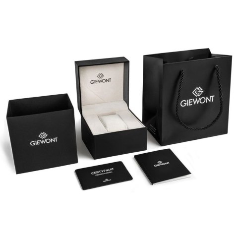 Zegarek Męski Giewont Chronograph Sapphire Czarno Złoty GW5630-A4