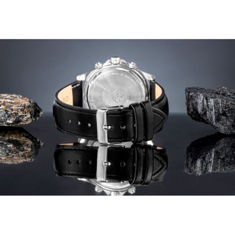Zegarek Męski Giewont Chronograph Sapphire Czarny GW3520-A4
