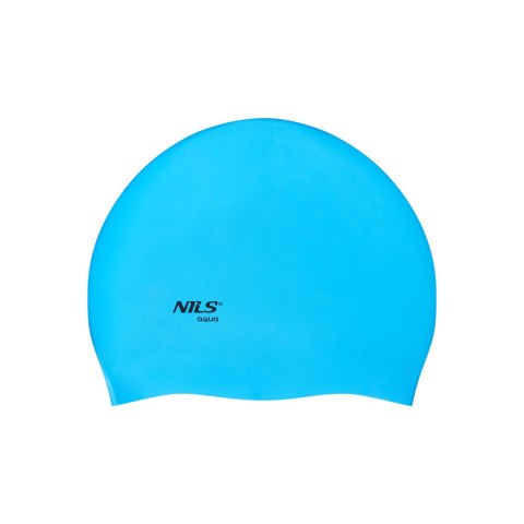 NQC JEDNOKOLOROWY BL02 NIEBIESKI CZEPEK SILIKONOWY NILS AQUA NQC JEDNOKOLOROWY BL02 NIEBIESKI CZEPEK SILIKONOWY NILS AQUA