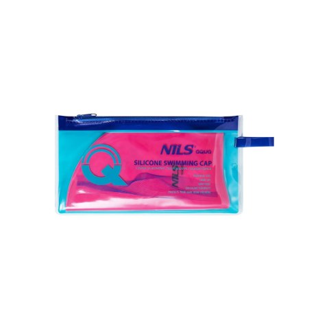 NQC JEDNOKOLOROWY PK01 RÓŻOWY CZEPEK SILIKONOWY NILS AQUA NQC JEDNOKOLOROWY PK01 RÓŻOWY CZEPEK SILIKONOWY NILS AQUA