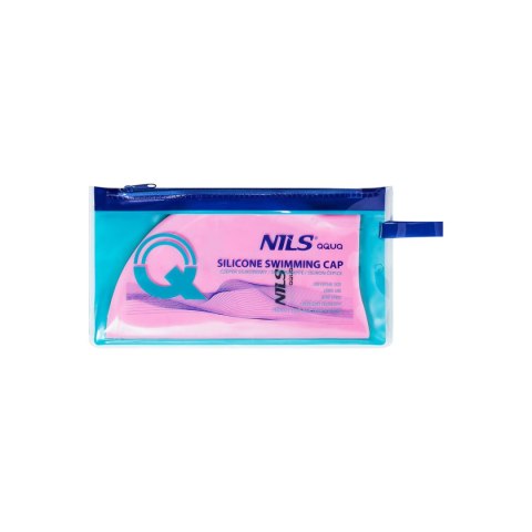 NQC JEDNOKOLOROWY PK02 JASNORÓŻOWY CZEPEK SILIKONOWY NILS AQUA NQC JEDNOKOLOROWY PK02 JASNORÓŻOWY CZEPEK SILIKONOWY NILS AQUA
