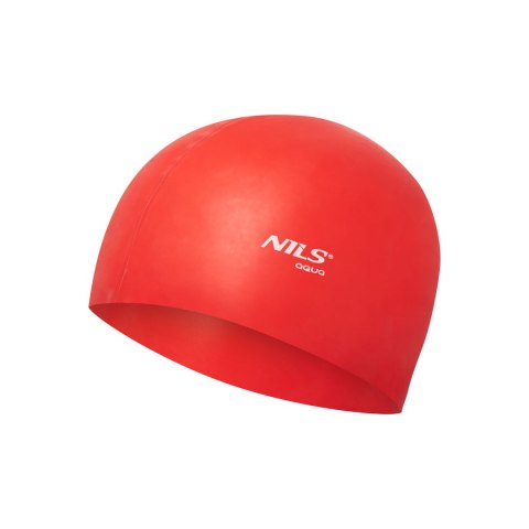 NQC JEDNOKOLOROWY RD01 CZERWONY CZEPEK SILIKONOWY NILS AQUA NQC JEDNOKOLOROWY RD01 CZERWONY CZEPEK SILIKONOWY NILS AQUA