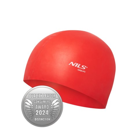NQC JEDNOKOLOROWY RD01 CZERWONY CZEPEK SILIKONOWY NILS AQUA NQC JEDNOKOLOROWY RD01 CZERWONY CZEPEK SILIKONOWY NILS AQUA