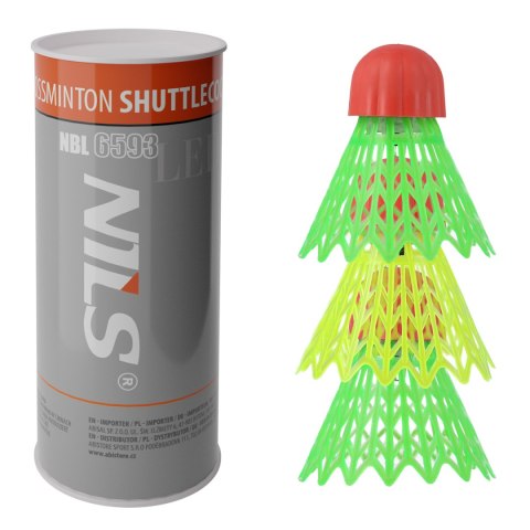 NBL6593 LOTKI NYLON LED DO CROSSMINTONA 3 SZT. NILS NBL6593 LOTKI NYLON LED DO CROSSMINTONA 3 SZT. NILS