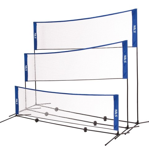 NT7111 3w1 SIATKA MULTIFUNKCYJNA BADMINTON+TENIS+SIATKÓWKA POKROWIEC PEŁNY NILS NT7111 3w1 SIATKA MULTIFUNKCYJNA BADMINTON+TENIS+SIATKÓWKA POKROWIEC PEŁNY NILS