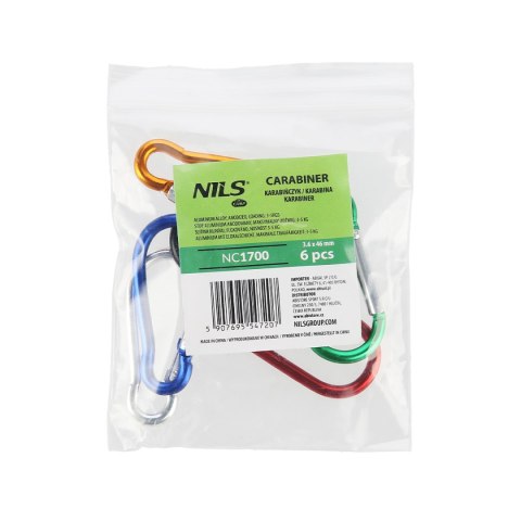 NC1700 KARABIŃCZYK ZESTAW 6 SZT. NILS CAMP NC1700 KARABIŃCZYK ZESTAW 6 SZT. NILS CAMP