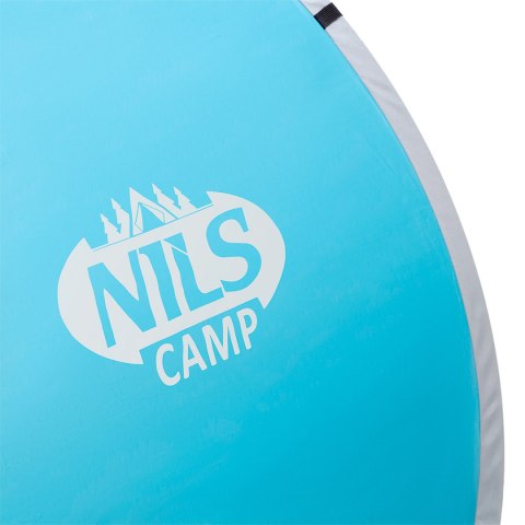 NC3173 NIEBIESKO-SZARY NAMIOT PLAŻOWY SAMOROZKŁADAJĄCY PODŁOGA NILS CAMP