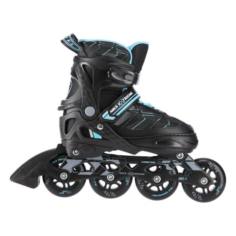 NA11002 CZARNO/NIEBIESKIE ROZM. L (39-42) ŁYŻWOROLKI NILS EXTREME